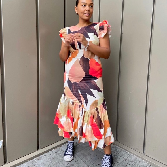 Zara Dresses & Skirts - Never Fully Dressed Frida Dress, Nude, Neutral